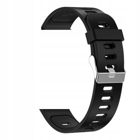 Pasek Silikonowy do Zegarka SmartWatch 22mm Czarny Pasek Silikonowy do Zegarka SmartWatch 22mm Czarny