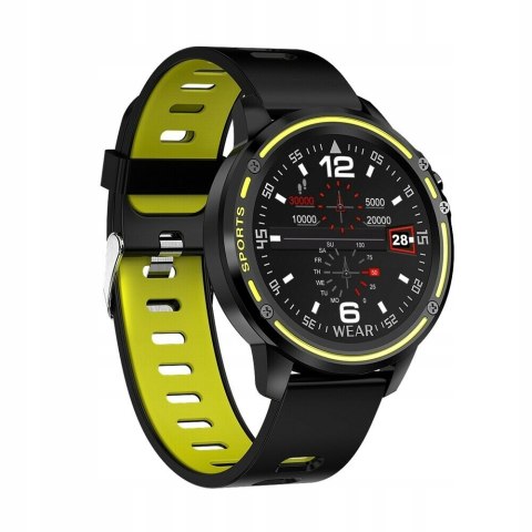 Pasek Silikonowy do Zegarka SmartWatch 22mm Czarny Pasek Silikonowy do Zegarka SmartWatch 22mm Czarny