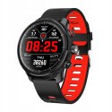 Pasek Silikonowy do Zegarka SmartWatch 22mm Czarny