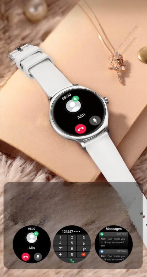 SmartWatch Damski ROZMOWY Zegarek DLA KOBIETY PL SmartWatch Damski ROZMOWY Zegarek DLA KOBIETY PL