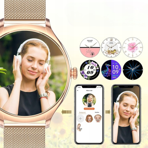 SmartWatch Damski ROZMOWY Zegarek DLA KOBIETY PL SmartWatch Damski ROZMOWY Zegarek DLA KOBIETY PL