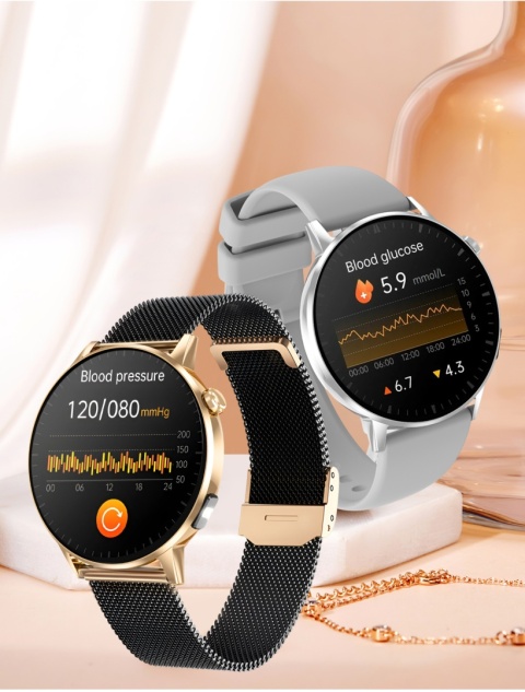 SMARTWATCH DAMSKI SLIM LATARKA AMOLED CIŚNIENIOMIERZ HRV POMIAR GLUKOZY ROZMOWY SMARTWATCH DAMSKI SLIM LATARKA AMOLED CIŚNIENIOMIERZ HRV POMIAR GLUKOZY ROZMOWY