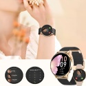 SMARTWATCH DAMSKI SLIM LATARKA AMOLED CIŚNIENIOMIERZ HRV POMIAR GLUKOZY ROZMOWY