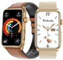 SMARTWATCH DAMSKI ZEGAREK EKG HRV POMIAR CUKRU CIŚNIENIA TEMPERTATURA BMI
