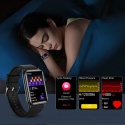 SMARTWATCH DAMSKI ZEGAREK EKG HRV POMIAR CUKRU CIŚNIENIA TEMPERTATURA BMI