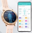 SMARTWATCH EKG HRV ZEGAREK DLA KOBIETY ROZMOWY CIŚNIENIOMIERZ AMOLED PL