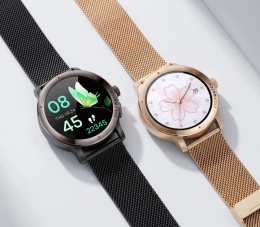 SMARTWATCH EKG HRV ZEGAREK DLA KOBIETY ROZMOWY CIŚNIENIOMIERZ AMOLED PL