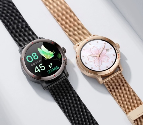 SMARTWATCH EKG HRV ZEGAREK DLA KOBIETY ROZMOWY CIŚNIENIOMIERZ AMOLED PL