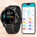SMARTWATCH EKG HRV ZEGAREK DLA KOBIETY ROZMOWY CIŚNIENIOMIERZ AMOLED PL