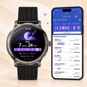 SMARTWATCH EKG HRV ZEGAREK DLA KOBIETY ROZMOWY CIŚNIENIOMIERZ AMOLED PL