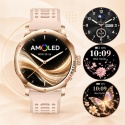 SMARTWATCH EKG HRV ZEGAREK DLA KOBIETY ROZMOWY CIŚNIENIOMIERZ AMOLED PL