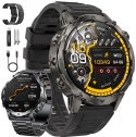 SMARTWATCH GPS 1100MAH ZEGAREK BAROMETR KOMPAS LATARKA ROZMOWY PULS SPORT