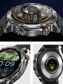 SMARTWATCH GPS 1100MAH ZEGAREK BAROMETR KOMPAS LATARKA ROZMOWY PULS SPORT