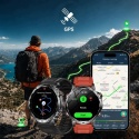 SMARTWATCH GPS 1100MAH ZEGAREK BAROMETR KOMPAS LATARKA ROZMOWY PULS SPORT