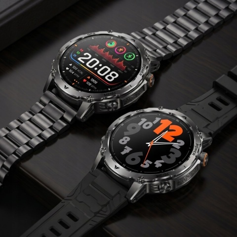 SMARTWATCH GPS 1100MAH ZEGAREK BAROMETR KOMPAS LATARKA ROZMOWY PULS SPORT