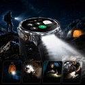 SMARTWATCH GPS 1100MAH ZEGAREK BAROMETR KOMPAS LATARKA ROZMOWY PULS SPORT