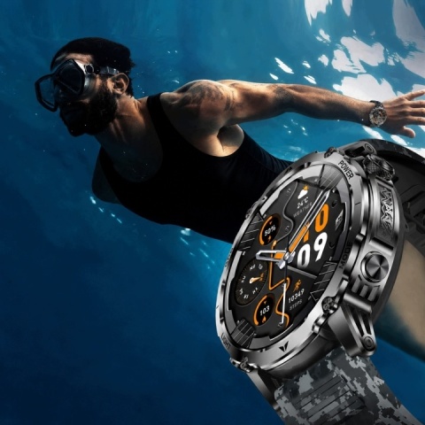SMARTWATCH GPS 1100MAH ZEGAREK BAROMETR KOMPAS LATARKA ROZMOWY PULS SPORT