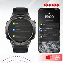 SMARTWATCH GPS ZEGAREK NAWIGACJA 730MAH ROZMOWY LATARKA AMOLED WODOODPORNY