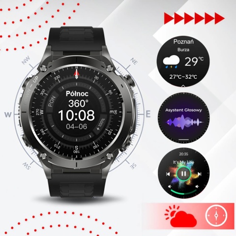 SMARTWATCH GPS ZEGAREK NAWIGACJA 730MAH ROZMOWY LATARKA AMOLED WODOODPORNY SMARTWATCH GPS ZEGAREK NAWIGACJA 730MAH ROZMOWY LATARKA AMOLED WODOODPORNY