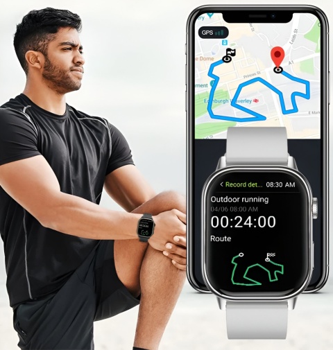 SMARTWATCH GPS ZEGAREK NAWIGACJA ROZMOWY 420 MAH KOMPAS IP68 SATURACJA SMARTWATCH GPS ZEGAREK NAWIGACJA ROZMOWY 420 MAH KOMPAS IP68 SATURACJA