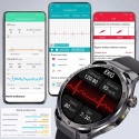 SMARTWATCH ZEGAREK EKG LATARKA PPG CIŚNIENIOMIERZ GLUKOZA ROZMOWY HRV