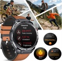 SMARTWATCH ZEGAREK EKG LATARKA PPG CIŚNIENIOMIERZ GLUKOZA ROZMOWY HRV