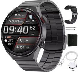 SMARTWATCH Zegarek INDUKCJA EKG Rozmowy PL 1,5 CALA