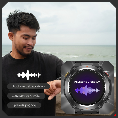 SMARTWATCH Zegarek Męski GPS 650MAH ROZMOWY BAROMETR KOMPAS SATURACJA SMARTWATCH Zegarek Męski GPS 650MAH ROZMOWY BAROMETR KOMPAS SATURACJA
