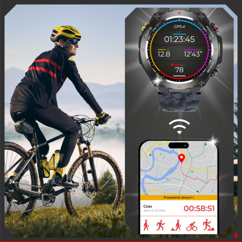 SMARTWATCH Zegarek Męski GPS 650MAH ROZMOWY BAROMETR KOMPAS SATURACJA SMARTWATCH Zegarek Męski GPS 650MAH ROZMOWY BAROMETR KOMPAS SATURACJA