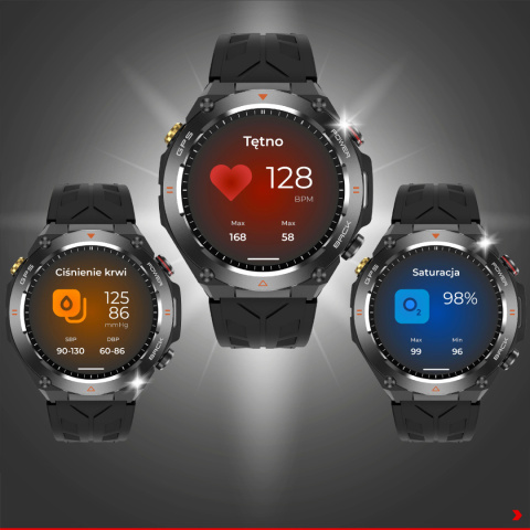 SMARTWATCH Zegarek Męski GPS 650MAH ROZMOWY BAROMETR KOMPAS SATURACJA SMARTWATCH Zegarek Męski GPS 650MAH ROZMOWY BAROMETR KOMPAS SATURACJA