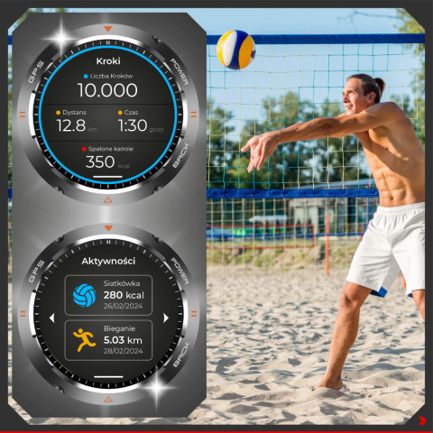 SMARTWATCH Zegarek Męski GPS 650MAH ROZMOWY BAROMETR KOMPAS SATURACJA SMARTWATCH Zegarek Męski GPS 650MAH ROZMOWY BAROMETR KOMPAS SATURACJA