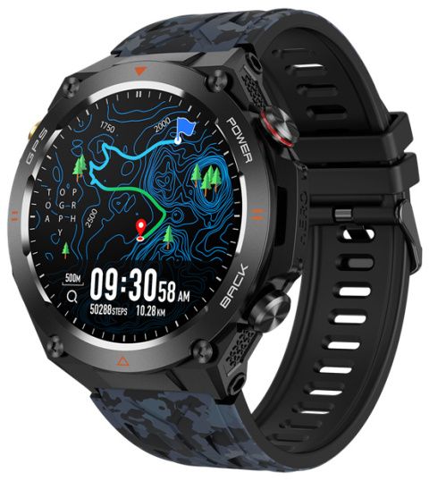 SMARTWATCH Zegarek Męski GPS 650MAH ROZMOWY BAROMETR KOMPAS SATURACJA SMARTWATCH Zegarek Męski GPS 650MAH ROZMOWY BAROMETR KOMPAS SATURACJA