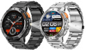 SMARTWATCH Zegarek Męski LATARKA Ciśnieniomierz ROZMOWY 530mAH AMOLED IP68