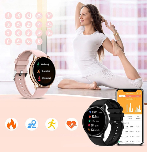 SmartWatch Damski ROZMOWY Zegarek DLA KOBIETY PL SmartWatch Damski ROZMOWY Zegarek DLA KOBIETY PL
