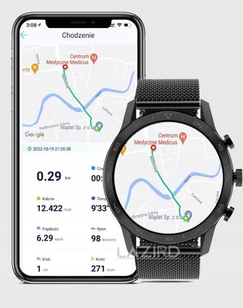 SmartWatch Zegarek Indukcja 454x454 EKG PL SmartWatch Zegarek Indukcja 454x454 EKG PL