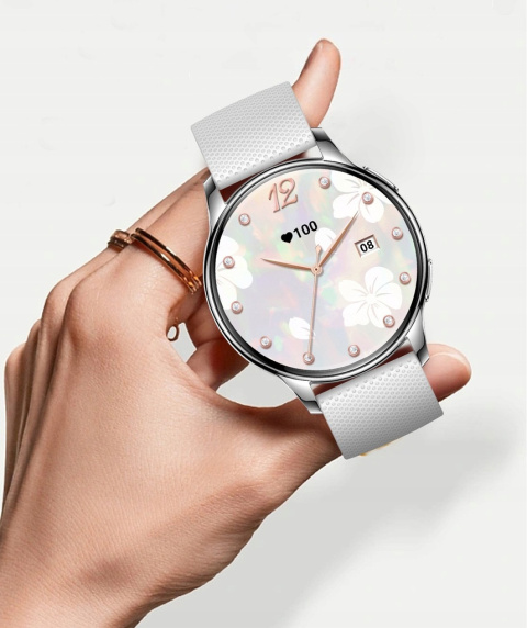 Smartwatch Damski Zegarek Dla Kobiety AMOLED ROZMOWY 300MAH Ciśnieniomierz Smartwatch Damski Zegarek Dla Kobiety AMOLED ROZMOWY 300MAH Ciśnieniomierz