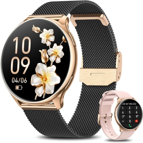 Smartwatch Damski Zegarek Dla Kobiety AMOLED ROZMOWY 300MAH Ciśnieniomierz Smartwatch Damski Zegarek Dla Kobiety AMOLED ROZMOWY 300MAH Ciśnieniomierz