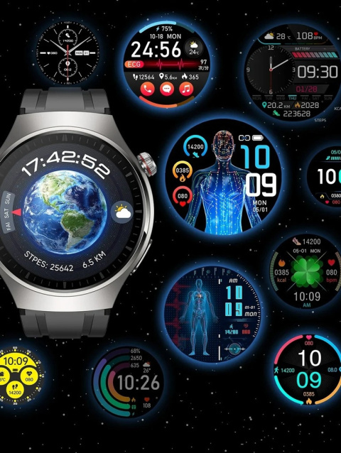 Smartwatch TiTANiUM Zegarek Ciśnieniomierz EKG Glukoza HRV Smartwatch TiTANiUM Zegarek Ciśnieniomierz EKG Glukoza HRV