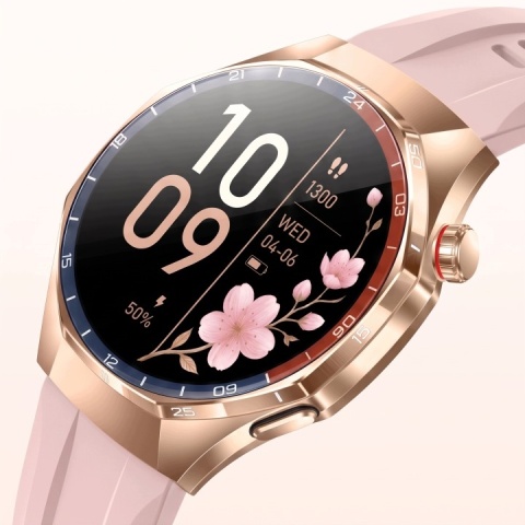 VIBE CHIC SMARTWATCH EKG DAMSKI CIŚNIENIOMIERZ POMIAR GLUKOZY AMOLED ROZMOWY