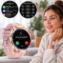 VIBE CHIC SMARTWATCH EKG DAMSKI CIŚNIENIOMIERZ POMIAR GLUKOZY AMOLED ROZMOWY