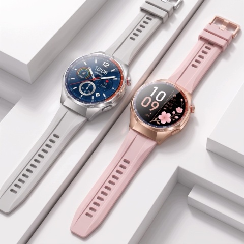 VIBE CHIC SMARTWATCH EKG DAMSKI CIŚNIENIOMIERZ POMIAR GLUKOZY AMOLED ROZMOWY