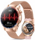 VIBE CHIC SMARTWATCH EKG DAMSKI CIŚNIENIOMIERZ POMIAR GLUKOZY AMOLED ROZMOWY