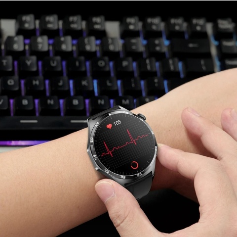 ZEGAREK MĘSKI SMARTWATCH AMOLED 440 EKG POMIAR CUKRU CIŚNIENIE TEMPERATURA ZEGAREK MĘSKI SMARTWATCH AMOLED 440 EKG POMIAR CUKRU CIŚNIENIE TEMPERATURA