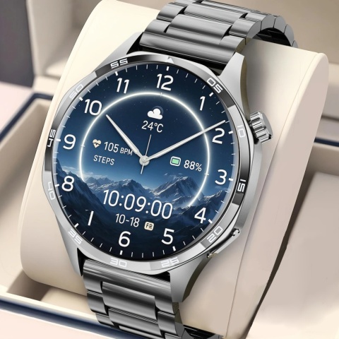 ZEGAREK MĘSKI SMARTWATCH AMOLED 440 EKG POMIAR CUKRU CIŚNIENIE TEMPERATURA ZEGAREK MĘSKI SMARTWATCH AMOLED 440 EKG POMIAR CUKRU CIŚNIENIE TEMPERATURA