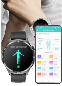 ZEGAREK MĘSKI SMARTWATCH AMOLED 440 EKG POMIAR CUKRU CIŚNIENIE TEMPERATURA