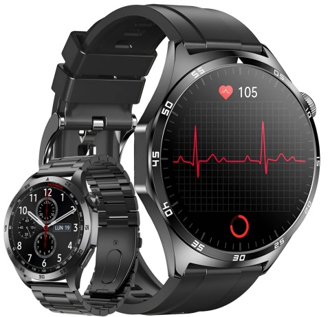 ZEGAREK MĘSKI SMARTWATCH AMOLED 440 EKG POMIAR CUKRU CIŚNIENIE TEMPERATURA ZEGAREK MĘSKI SMARTWATCH AMOLED 440 EKG POMIAR CUKRU CIŚNIENIE TEMPERATURA