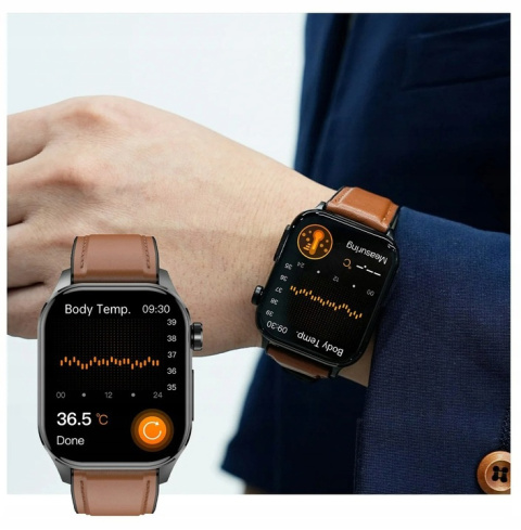ZEGAREK SMARTWATCH AMOLED EKG POMIAR CUKRU CIŚNIENIE TEMPERATURA ZEGAREK SMARTWATCH AMOLED EKG POMIAR CUKRU CIŚNIENIE TEMPERATURA