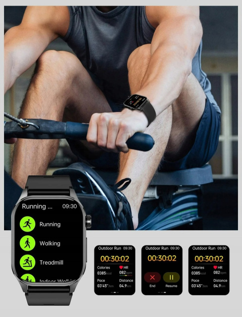 ZEGAREK SMARTWATCH AMOLED EKG POMIAR CUKRU CIŚNIENIE TEMPERATURA ZEGAREK SMARTWATCH AMOLED EKG POMIAR CUKRU CIŚNIENIE TEMPERATURA