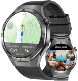 ZEGAREK SMARTWATCH GPS MAPY GOOGLE 4GB DYKTAFON ZDJĘCIA VIDEO APLIKACJE GPT