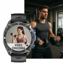 ZEGAREK SMARTWATCH LATARKA GPS 860MAH AMOLED DYKTAFON 4GB VIDEO ZDJĘCIA